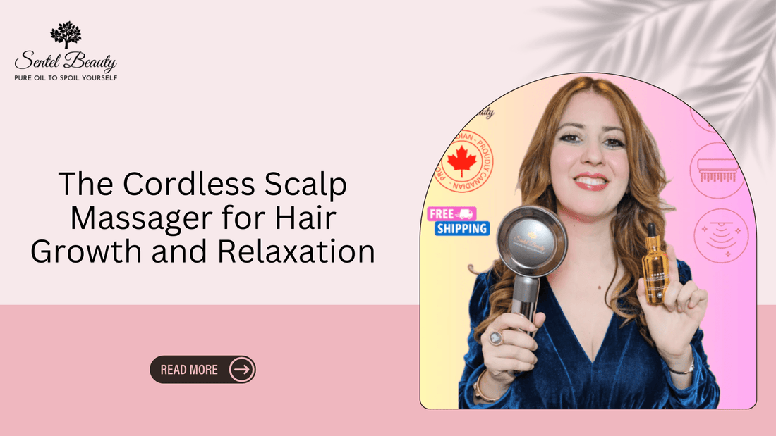 The Cordless Scalp Massager for Hair Growth and Relaxation - SENTEL BEAUTY