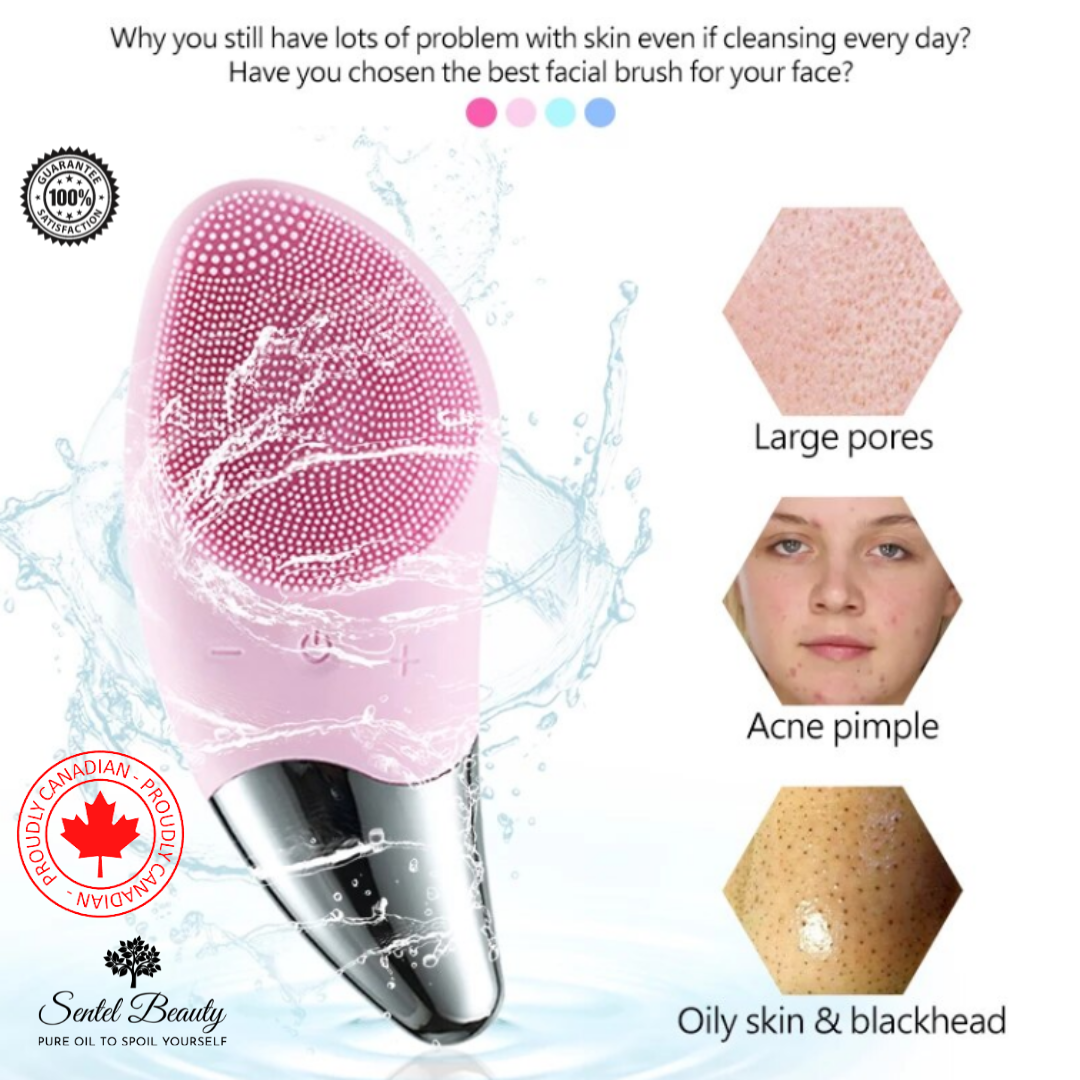 Soft Silicone Facial Cleansing Brush - Deep cleaning Pores