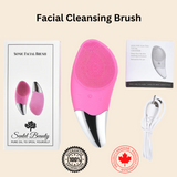 Facial Gift set: 2 Soap bars & 1 Soft silicone facial brush