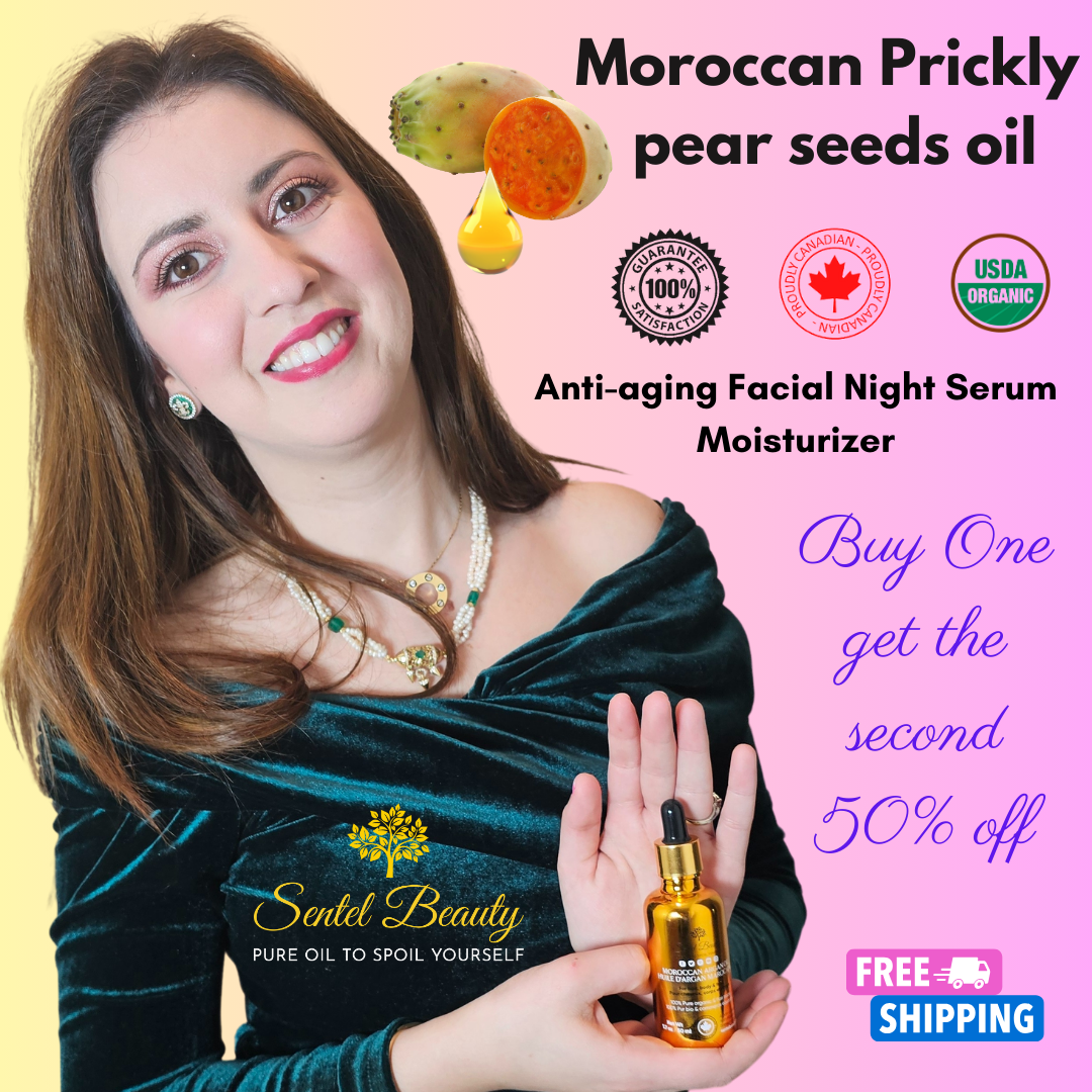 Moroccan Organic Cold-Pressed Prickly Pear Seed oil