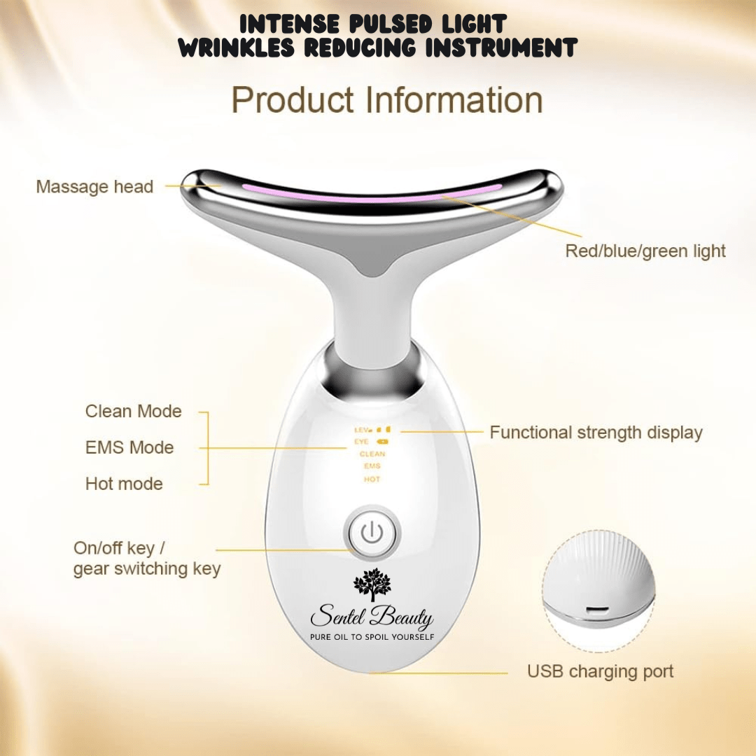 Rechargeable electric face massager