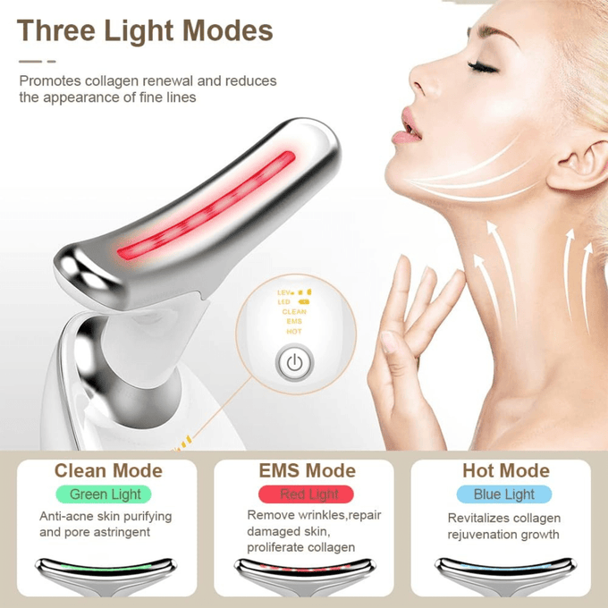 Skin-tightening beauty gadget