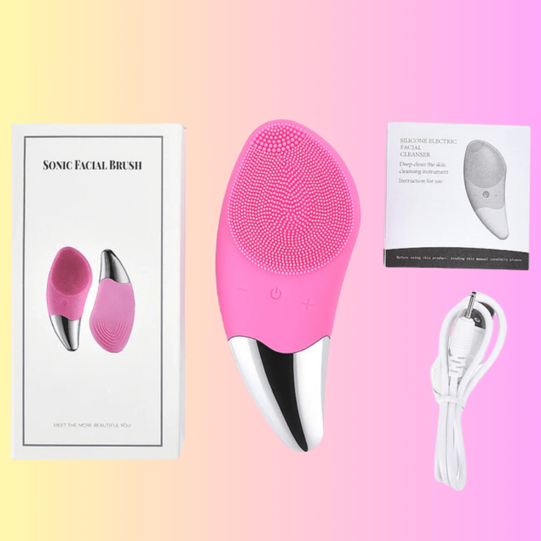 Brosse à visage en silicone souple