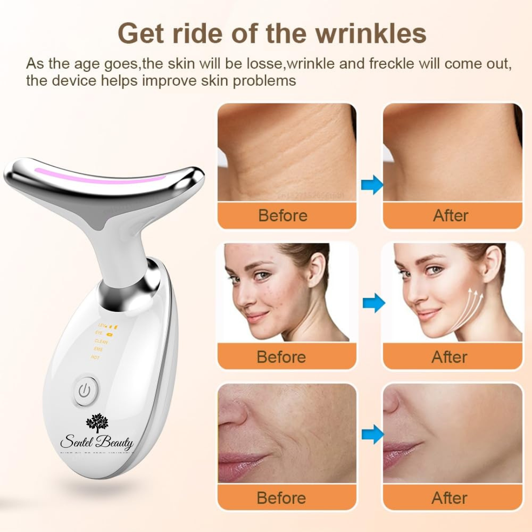 Wrinkle-Free Skin with Pulsed Light Massager